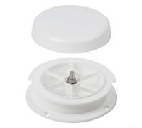 Scarico idraulico a fungo per tetto camper, con tappo di protezione dell'acqua, in plastica resistente alle intemperie, per rimorchi Keystone, camper e camper, bianco