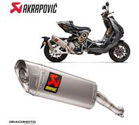 Scarico ITALJET DRAGSTER 125 ABS 2020-2025 AKRAPOVIC Titanio RC S-IT125SO2-APT
