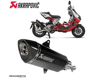 Scarico ITALJET DRAGSTER 300 ABS 2024-2025 AKRAPOVIC Titanio S-IT3SO1-HRTBL