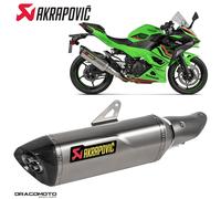 Scarico KAWASAKI NINJA 500 ABS 2024-2025 AKRAPOVIC Titanio S-K5SO1-HRT