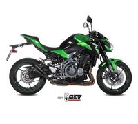 K.045.LDGB - Terminale Scarico Mivv DOUBLE GUN BLACK KAWASAKI Z900 (17>)