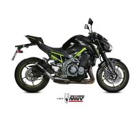 Terminale di Scarico Mivv MK3 Acciaio Nero KAWASAKI Z900 A2 35 KW/70KW 2017 2023