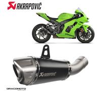Scarico KAWASAKI ZX-10 R 1000 Ninja 2019 AKRAPOVIC Titanio Nero RC S-K10SO28-...