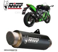 MIVV GP PRO SILENZIATORE SCARICO INOX NERO KAWASAKI ZX-10 R/ RR/SE 2016-24