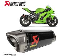 Scarico KAWASAKI ZX-10 RR 1000 ABS Ninja 2019-2025 AKRAPOVIC Carbonio S-K10SO...