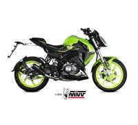 Scarico KEEWAY RKF 125 Mivv X-M1 Inox Nero KW.001.SC4B