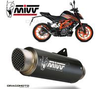 KT.025.LXBP - Terminale Scarico MIVV GPpro Nero KTM 125/390 DUKE (21-22)