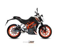 Scarico KTM 390 DUKE Mivv Gp Inox Nero KT.012.LXB