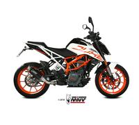 Scarico KTM 390 DUKE Mivv GP PRO Inox Nero KT.019.LXBP