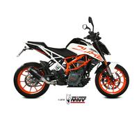 Scarico KTM 390 DUKE Mivv MK3 Inox Nero KT.019.SM3B