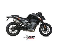 Mivv Delta Race Ktm 790 Duke 2018-20/890 Duke 2020-23 Kt.020.ldrx Homologated Slip On Muffler Argento Homologated