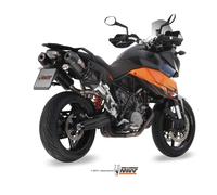 Scarico KTM 990 SUPERMOTO SMT Mivv Oval Carbonio con Coppa Carbonio KT.013.L3C