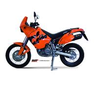 Scarico KTM LC4 640 ADVENTURE Mivv Suono Inox Nero KT.006.L9