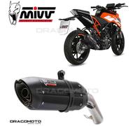 KT.019.L9 - Terminale Scarico Mivv SUONO Steel Black KTM 125/390 DUKE (17-)