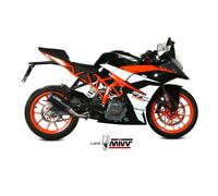 Scarico KTM RC 390 Mivv MK3 Inox Nero KT.019.SM3B