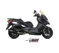 MV.KY.0003.LV - Scarico Completo MIVV MOVER Inox Nero KYMCO DOWNTOWN 300 (09-17)