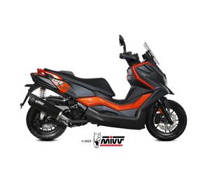 Scarico KYMCO DTX 360 350 Mivv Mover Inox Nero MV.KY.0005.LV