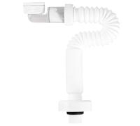 Scarico Lavandino Bagno, 1 1/4" Tubo Di Scarico Flessibile, Sifone Per Lavandino, Guarnizione Dell'odore Per Lavabo, Non Sono Necessari Strumenti Per Il Montaggio, Allungabile Da 380-930 Mm
