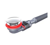 Scarico Lavello con Molla Polimero Rimbalzo e Nucleo Antiodore per Controllo Blo