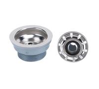 Scarico Lavello In Acciaio Inox 304, Assemblaggio Con Filtro Fermacqua, Finitura Lucida, 52mm - Resistente Alla Ruggine, Facile Da Installare, Per Lavelli Cucina E