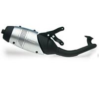 5562 - Scarico Completo LeoVince TOURING Inox Nero GILERA RUNNER 50
