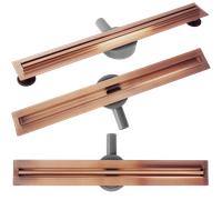 Scarico Lineare Rea Neox Slim Pro Brushed Copper 60