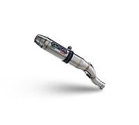 G.P.R. Terminale di scarico Deeptone Inox per Benelli BN 302 2017-2019 Euro 4 Omologato Argento