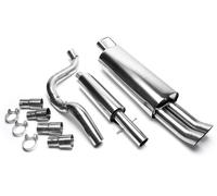 scarico marmitta + centrale Stainless steel catback per Audi A3, Leon, Golf IV 4