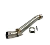 Scarico Marmitta Compatibile Con Per ZX-10R 2008 2009 2010 2011 2012 2013 2014 2015 2016 2017 Connettore Tubo Centrale Di Scarico Per Moto Slip On(Type B 2011-2017)