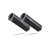 Kawasaki Z1000 2010-2013 Scarico GPR Doppio Slip-on M3 Poppy