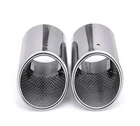 Scarico Marmitta Per Audi Q5 A1 A3 A5 A4 B8 2 Pezzi 76mm 3 "punta Di Scarico Per Auto Coperchi Collettore Di Scarico In Acciaio Inossidabile