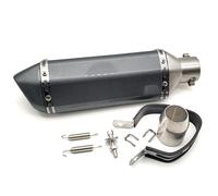 Scarico Marmitta Per CRF450R CRF250X Per CRF450X CRF 450R 250X 450X Marmitta Di Scarico Modificata Motocicletta Scarico In Fibra Carbonio Silenziatore Tubo Scarico(B)