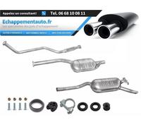 Scarico Mercedes W124 250 (1985-1993) Senza Catalizzatore E-Placcato 1244902019