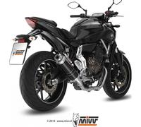 Scarico Mivv acciaio 2x1 Sistema completo nero GP Sport