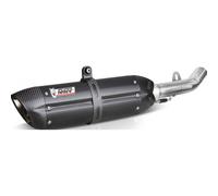 Scarico Mivv acciaio 2x1 Sistema completo nero Suono Sport