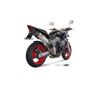 Mivv Scarico per HONDA HORNET 600 2003 > 2006 OVAL TITANIUM with carbon cap