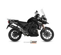Scarico MIVV Speed Edge Nero inox per Triumph Tiger Explorer 1200 2012 > 2015