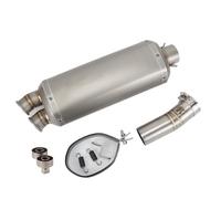 Scarico Moto Fuga Silenziatore Per CRF1100 Per CRF1100L Per Africa Per Twin 2020-2022 Tubo Di Collegamento Centrale Per Scarico Per Motocicletta Marmitta A Doppia Uscita(Style 1)