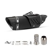 Scarico Moto Fuga Silenziatore Per GSX250R Per 450SR Per CBR650R R3 Per MT07 Per CB400X Per ZX6R R6 Tubo Di Scarico Per Motocicletta Con Interfaccia Da 51 Mm(Style 3)