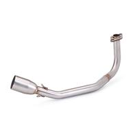 Scarico Moto Fuga Silenziatore Per PCX125 PCX150 PCX160 2017-2024 Tubo Di Collegamento Anteriore In Acciaio Inox Modificato Per Motocicletta, Linea Da 51 Mm(TYPE-C 2018-2020)