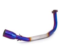 Scarico Moto Fuga Silenziatore Per PCX125 PCX150 PCX160 2017-2024 Tubo Di Collegamento Anteriore In Acciaio Inox Modificato Per Motocicletta, Linea Da 51 Mm(TYPE-D 2018-2020)