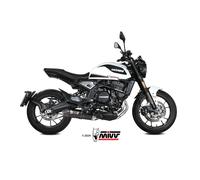 Scarico MOTO MORINI SEIEMMEZZO STR Mivv Oval Inox Nero con Coppa Carbonio