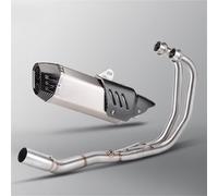 Scarico Moto Per Y&amaha R25 R3 MT03 2015-2024 Tubo Di Collegamento Anteriore Escape Connect Con Coperchio, Silenziatore A Doppio Foro