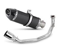 Scarico Moto Per Yamaha Per Zuma Per Gy6 Per GY 6 Sistema Di Scarico Per Moto Da 200 Cc Serbatoio Silenziatore Per Scooter(A)