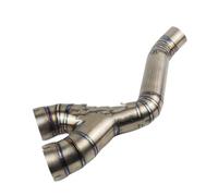 Scarico Moto Tubo Per S1000RR 2010 2012 2013 2014 Adattatore Tubo Scarico Moto Slip On Cat Catalizzatore Scarico Catalizzatore Centrale Tubo Collegamento Tubo Discesa 60 Mm