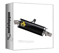 scarico omologato arrow maxi race-tech in alluminio nero compatibile con honda africa twin crf 1100 l 2024 mototopgun 72625aon