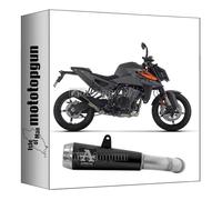 scarico omologato arrow pro-race in nichrom nero compatibile con ktm duke 990 2024 mototopgun 71973prn
