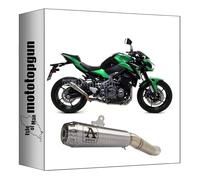 scarico omologato doppio terminale arrow pro-race in titanio con fondello in titanio compatibile con kawasaki z900 z-900 2017 2018 2019 mototopgun 71856pr