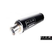 SCARICO OMOLOGATO MSR MOTO UM MOTORCYCLES DSR SM 125 2018 2019 2020 CLASSIC TONDO ACCIAIO INOX BLACK GLOSSY FINE SERIE