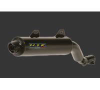 SCARICO OMOLOGATO MSR SILENZIATORE MOTO GILERA RC 600 ORIGINAL BLACK TANC